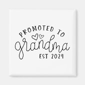 おばあちゃん2024新しいおばあちゃん母の日に マグネット (正面)