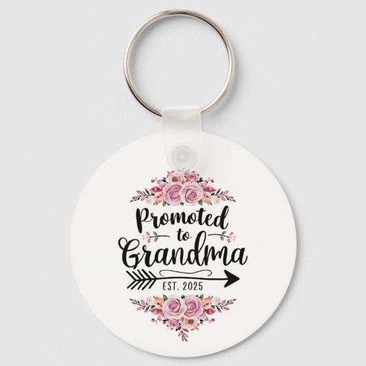 おばあちゃん2025妊娠の発表に昇進 キーホルダー (正面)