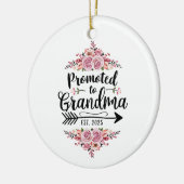おばあちゃん2025妊娠の発表に昇進 セラミックオーナメント (左)