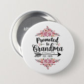 おばあちゃん2025妊娠の発表に昇進 缶バッジ (正面&裏面)