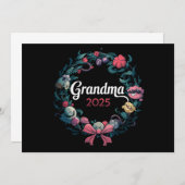 おばあちゃん2025新しいおばあちゃんプレゼント 案内状 (正面/裏面)