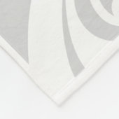 おばあちゃん4の写真の名前とメッセージの愛情のあるメモリ フリースブランケット (角)