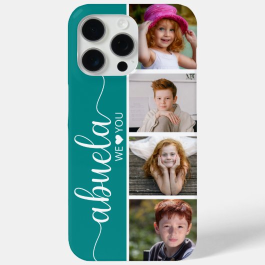 おばあちゃん4枚の写真 Case-Mate iPhoneケース (裏面)