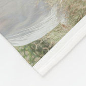 おばあちゃん5フォトコラージュのスクリプト文字 パーソナライズされた フリースブランケット (角)