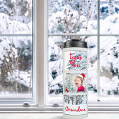 おばあちゃん5写真テンプレートスノーウィークリスマス タンブラー