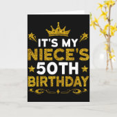 おばあちゃん50歳の誕生日おめでとう 50歳 カード (黄色い花)