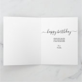 おばあちゃん7フォトコラージピンクパーソナライズされた誕生日 カード (内部)