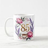 おばあちゃん85歳の誕生日 マグカップ 花茶 (左)