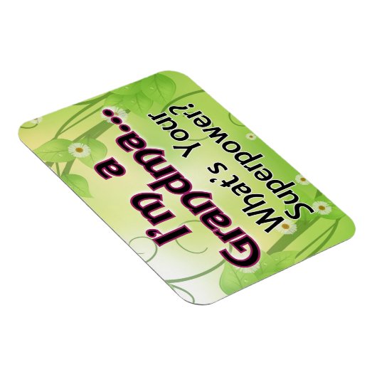 おばあちゃん…あなたの超大国とは マグネット (右側)