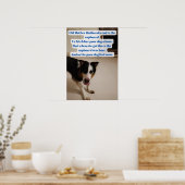 おばあちゃん、うらなり漫画 ポスター (キッチン)