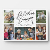 おばあちゃん&おじいちゃん私たちはPhoto Collage フォトプラーク (正面)