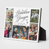 おばあちゃん&おじいちゃん私たちはPhoto Collage フォトプラーク (側面)