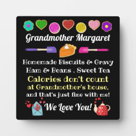 おばあちゃん、おばあちゃん等 フォトプラーク