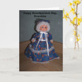 おばあちゃん，おばあちゃん カード (黄色い花)