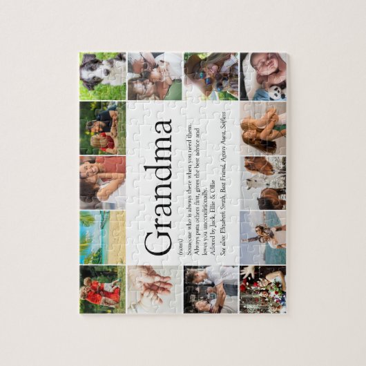 おばあちゃん,おばあちゃん,ナナ定義14写真 ジグソーパズル (縦)