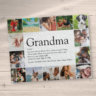 おばあちゃん，おばあちゃん，ナナ定義14写真 ジグソーパズル