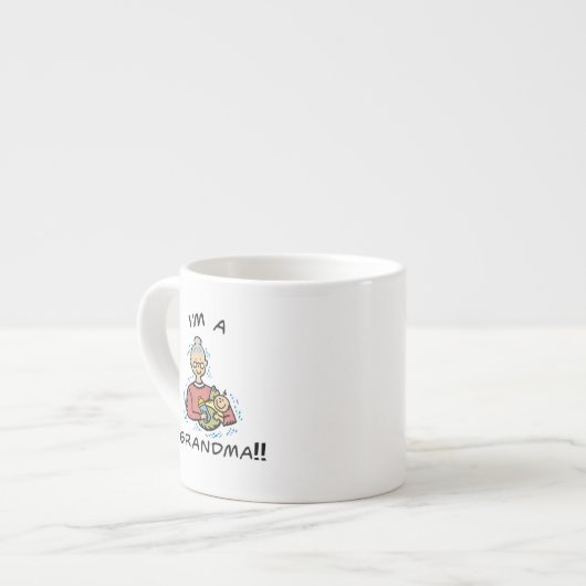おばあちゃん、おばあちゃん、ベビー エスプレッソカップ (正面左)