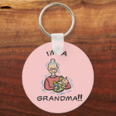 おばあちゃん、おばあちゃん、ベビー キーホルダー (正面)