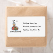 おばあちゃん、おばあちゃん、ベビー ラベル (インサイチュ)