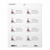 おばあちゃん、おばあちゃん、ベビー ラベル (フルシート)