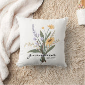 おばあちゃん/お母さん/お母さん一番の花の束 クッション (ブランケット)