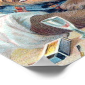 「おばあちゃん」のヴィンテージ犬 ポスター (角)