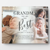 「おばあちゃん」は最高のお前の写真、名前、引用文 フォトプラーク (正面)