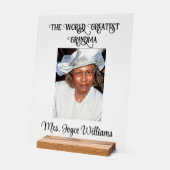 おばあちゃん アクリルサイン (傾斜)