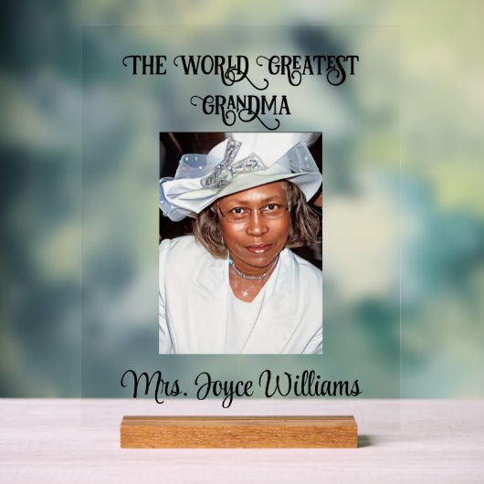 おばあちゃん アクリルサイン (ニュートラル)