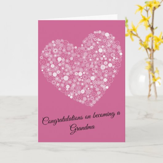 おばあちゃん カード (黄色い花)