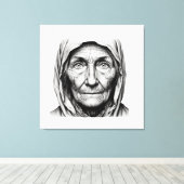 おばあちゃん キャンバスプリント (インサイチュ (ウッドフロア))