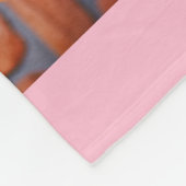 おばあちゃん グラニー 定義 フォト コラージュ ピンク フリースブランケット (角)