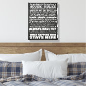 おばあちゃん&グランドパズハウスルール11x14キャンバス キャンバスプリント (インサイチュ (寝室))