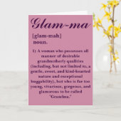 おばあちゃん「グランマ」おめでとうございます カード (黄色い花)