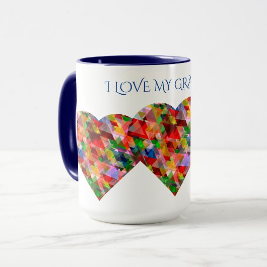 "おばあちゃん"コーヒーまたはティーマグカップ。 マグカップ (正面左)