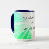 "おばあちゃん"コーヒーまたはティーマグカップ。 マグカップ (正面左)