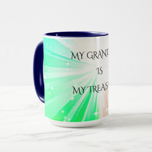 "おばあちゃん"コーヒーまたはティーマグカップ。 マグカップ (正面左)