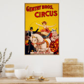 おばあちゃん。サーカスのポスターft.ルー恋しく思イズヒルトン ポスター (キッチン)