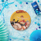 おばあちゃん。サーカス ペーパープレート (パーティー)