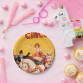 おばあちゃん。サーカス ペーパープレート (パーティー)