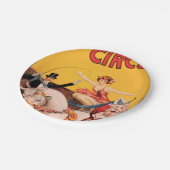 おばあちゃん。サーカス ペーパープレート (アングル)