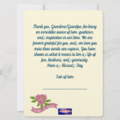 おばあちゃん シーズンカード (裏面)