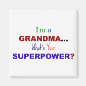 おばあちゃん…スーパーパワーって何だ？ マグネット (正面)