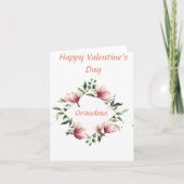 おばあちゃん ハッピーバレンタインデー カード (正面)