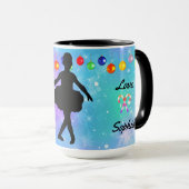 「おばあちゃん」パーソナライズされたクリスマス マグカップ (正面右)