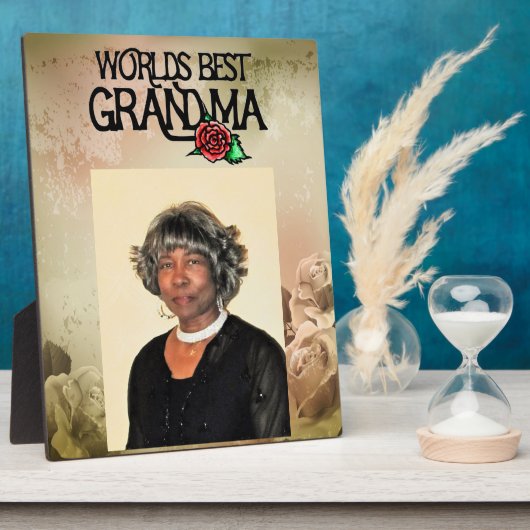 おばあちゃん フォトプラーク (側面)