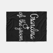 おばあちゃん フリースブランケット (正面(横))