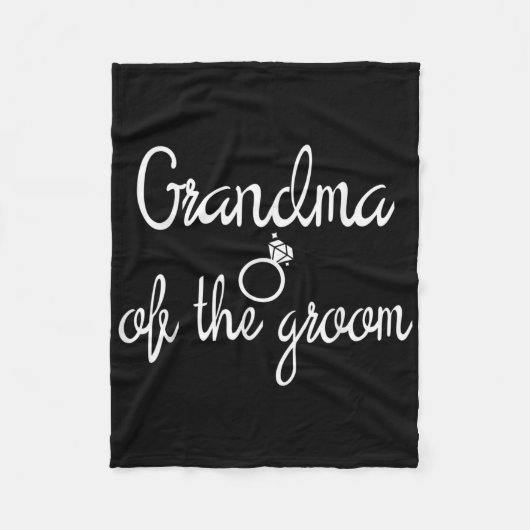 おばあちゃん フリースブランケット (正面)