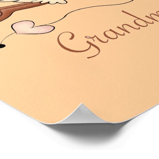 おばあちゃん ポスター (角)