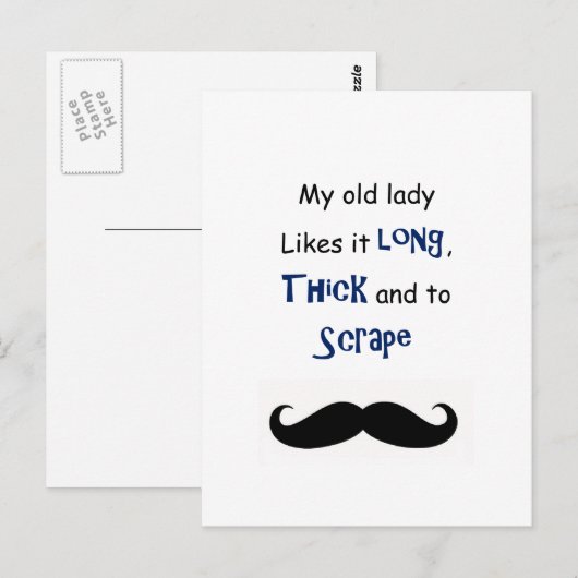 おばあちゃん ポストカード (正面/裏面)